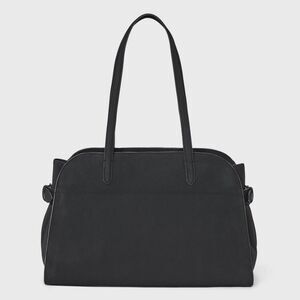 A New Day - Solid Soft Satchel Handbag - A New Day Black Black